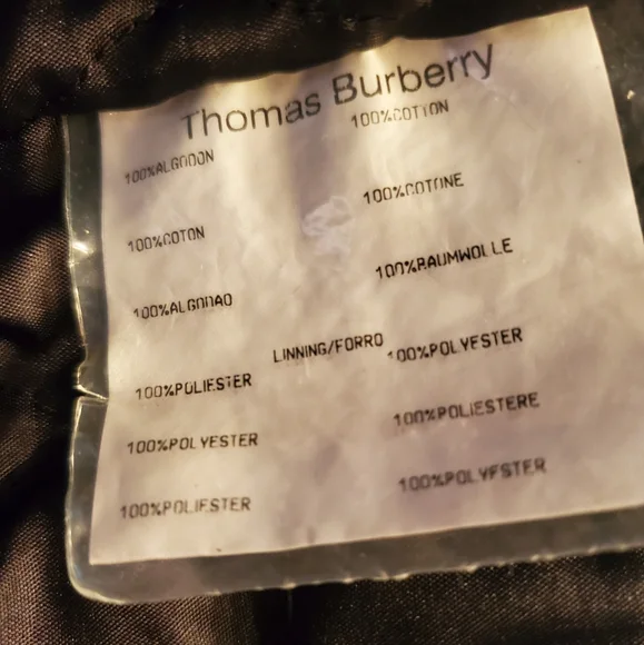 Thomas Burberry Grey & Black Quilted Bomber Jacket - Picture 14 of 16